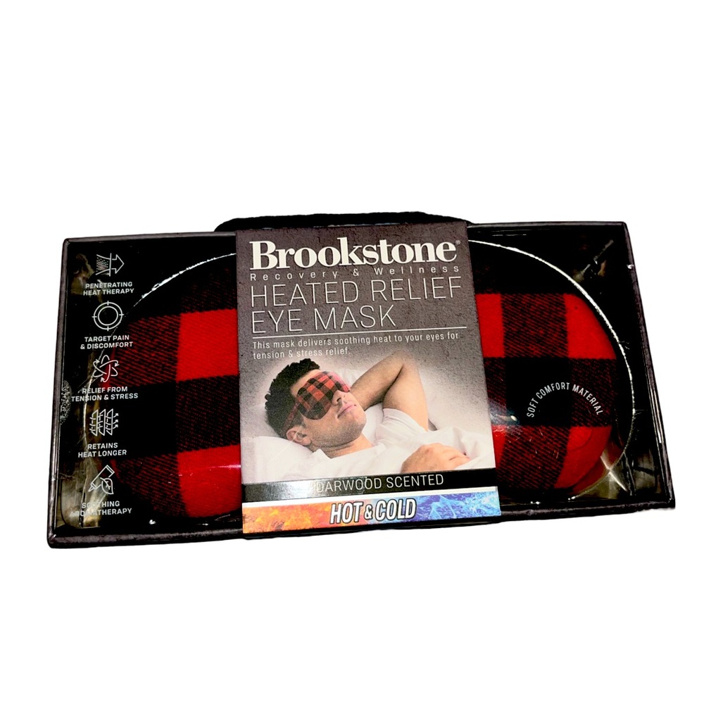 NWT BROOKSTONE HOT/ COLD EYE MASK